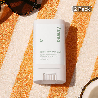 2 Pack Tallow Zinc Sun Stick