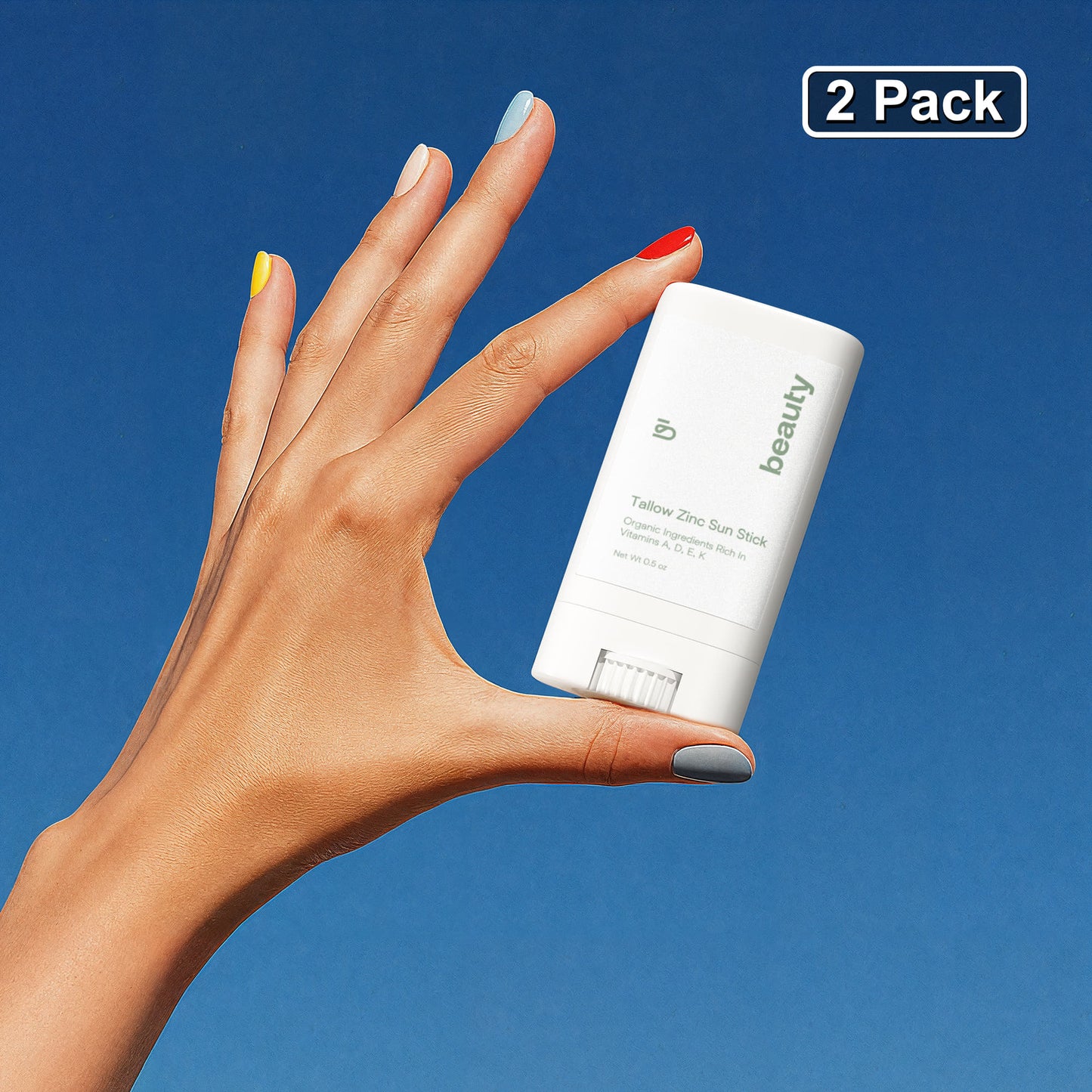 2 Pack Tallow Zinc Sun Stick