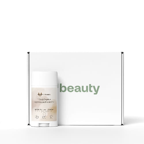 2 Pack Peptide Peppermint Deodorant