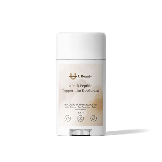 2 Pack Peptide Peppermint Deodorant