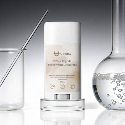 2 Pack Peptide Peppermint Deodorant