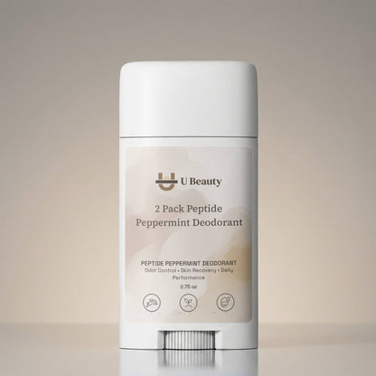 2 Pack Peptide Peppermint Deodorant